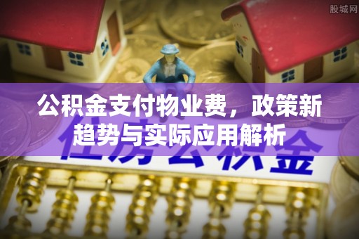 芬园公积金支付物业费，政策新趋势与实际应用解析