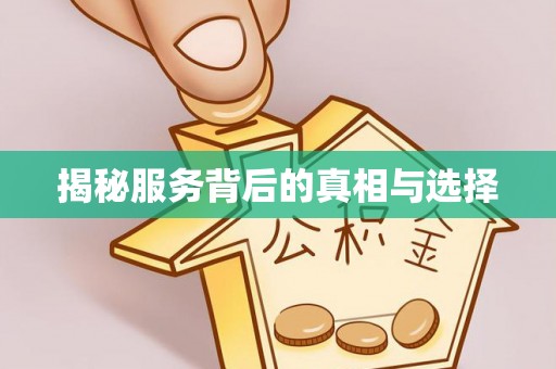 芬园揭秘服务背后的真相与选择