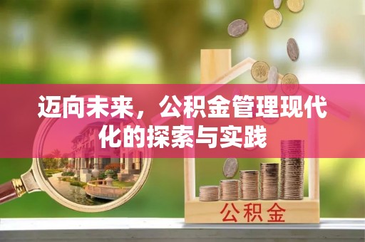 芬园迈向未来，公积金管理现代化的探索与实践