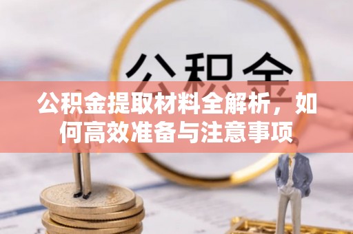 芬园公积金提取材料全解析，如何高效准备与注意事项