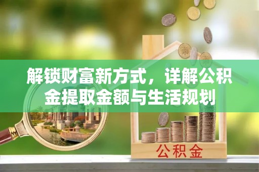 芬园解锁财富新方式，详解公积金提取金额与生活规划